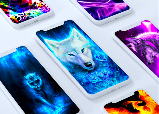 Neon Animals Wallpapers Screen 3