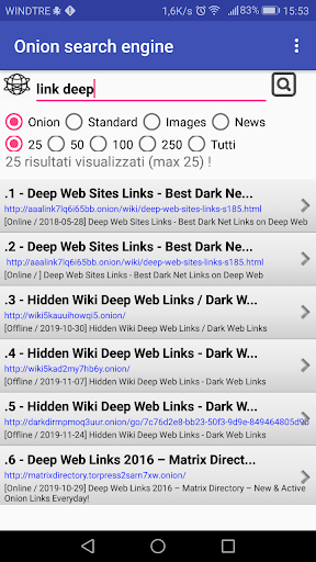 Onion Search Engine 2.4.6 APK screenshots 8