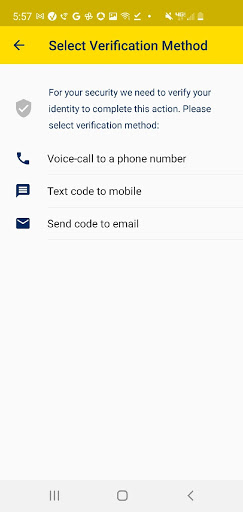 UMCU Mobile Banking Screen 3