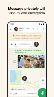 WhatsApp Messenger Captura de tela