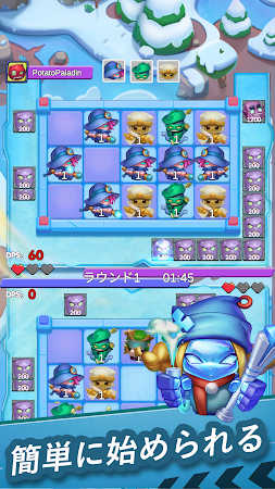 Game screenshot ポテトヒーロー-お手軽PvPタワーディフェンス mod apk