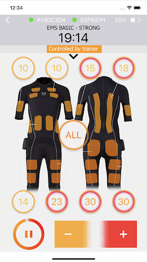 Android application e-skin EMStyle Personal screenshort