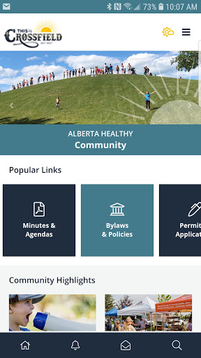 Town of Crossfield Screen 2