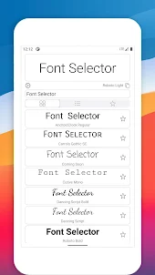 Font Selector (2023)