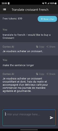 Cortex AI - Your personal GPT Screen 3