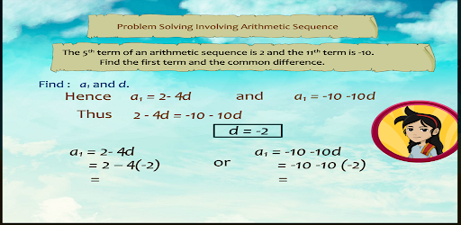 Solve Prob Arithmetic Sequence Screen 2