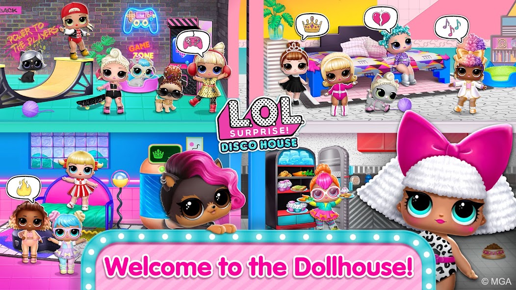 L.O.L. Surprise! Disco House 2.5.246 APK + Mod (Remove ads) for Android