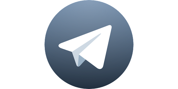 Telegram app anime icon - Light version