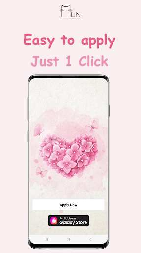 Android application Love Flowers_Kakao Talk Theme screenshort