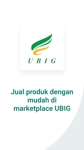 Android application Ubig Seller screenshort