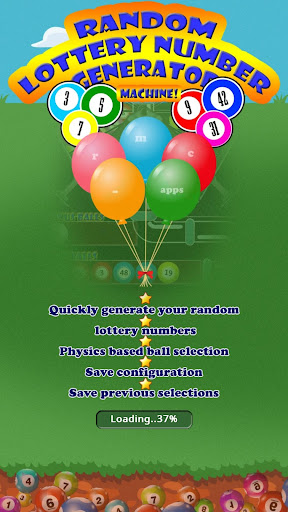 Android application Lottery Random Number Generato screenshort