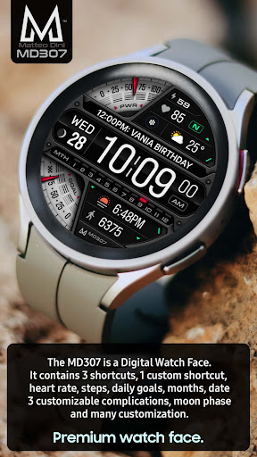 MD307 Digital Watch Face