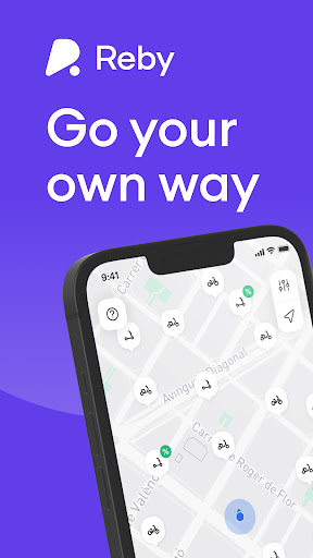 Android application Reby - Ride Away screenshort