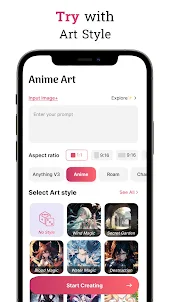 Anime Art & AI Art Generator