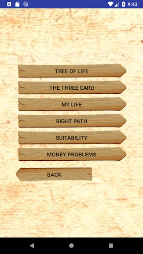 Divination on gypsy cards