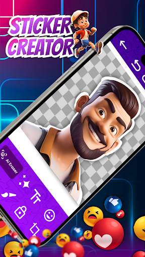 Android application Sticker Maker - Create Design screenshort