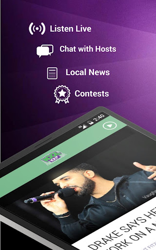 Screenshot of Kool 101.7 Radio (KLDJ)