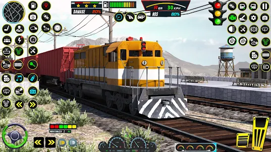 City Train Driving-Train Games