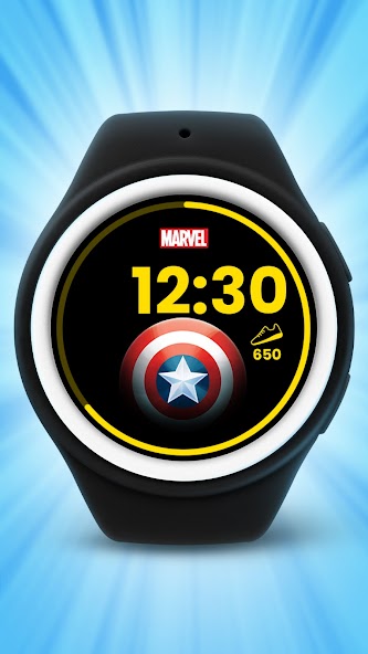 Captain America Watch Face screenshot 3