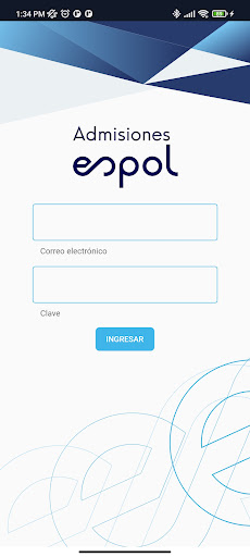 Android application Admisiones ESPOL screenshort