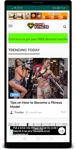 ActiveAndFitness Screen 3