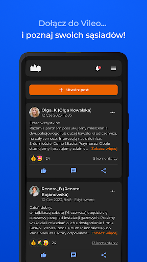 Android application Vileo 2.0 screenshort