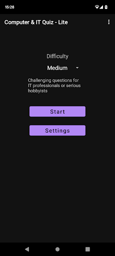 Computer and IT Quiz (Lite) Screen 2