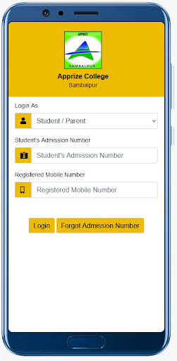 Android application Apprize College screenshort