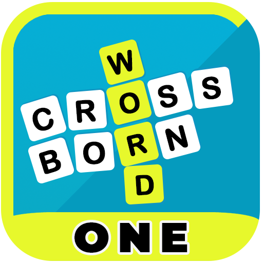 Crossword brain Game puzzle logo