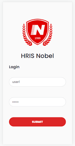 Android application Hris Nobel screenshort