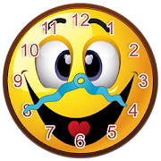 Smiley Face Clock Widget