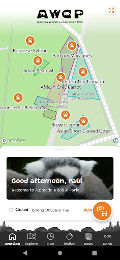 Android application Alameda Wildlife Park screenshort