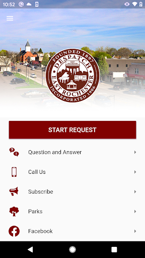 Android application East Rochester Connect screenshort
