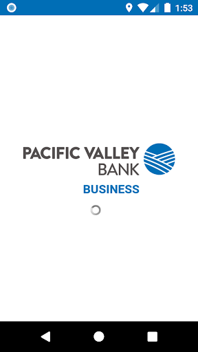 Android application Pacific Valley Bank Business screenshort