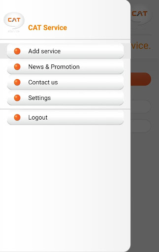 CAT eService Screen 2