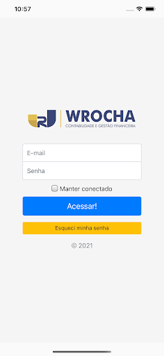 Android application W Rocha Contabilidade screenshort