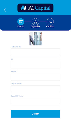 Android application A1 Capital Hesap screenshort