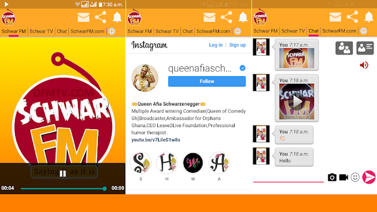 Schwar FM Ghana & LIVE Chat - 1.5 - (Android)