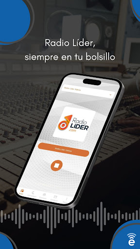 Android application Radio Líder screenshort