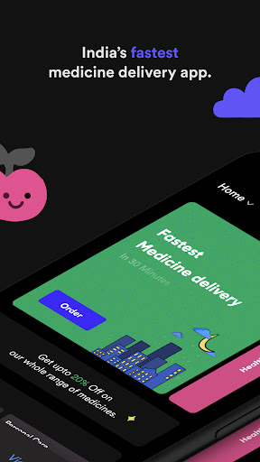 Android application Farmako: Medicines in 30-Min screenshort