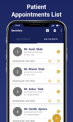 Android application Secretary App - TopDoc.AI screenshort