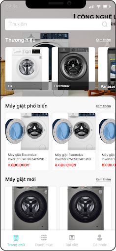 Máy Giặt Thiên Phú Screen 2