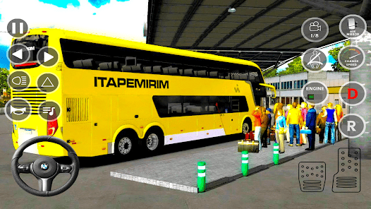 Coach Bus Simulator - Euro Bus apkpoly screenshots 13