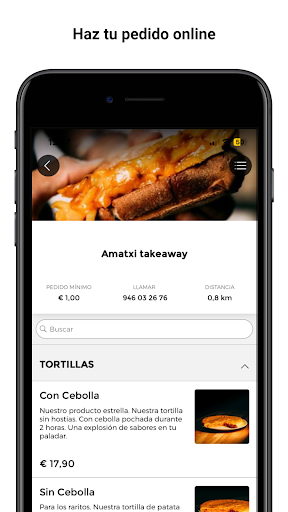 Android application Amatxi screenshort