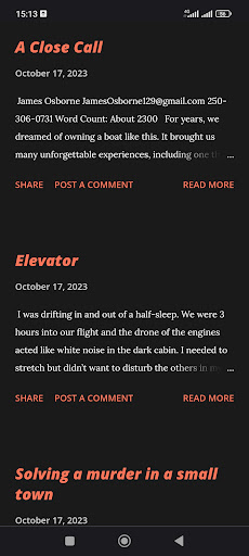 Adventure Stories Screen 3