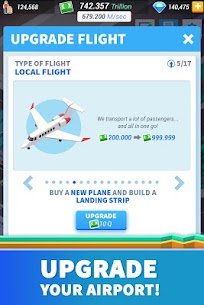 Idle Airport Tycoon – Tourism Empire Mod Apk 1.4.3 (Unlimited Money) 4