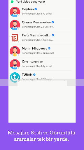 TURAN Messenger Screen 3