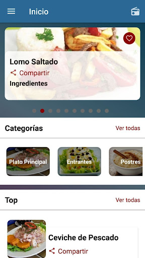 Comidas Peruanas Recetas Screen 2