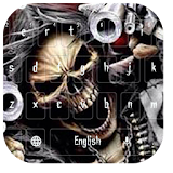 Hell Skull and Gun Keyboard icon