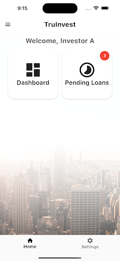 Android application TruInvest screenshort